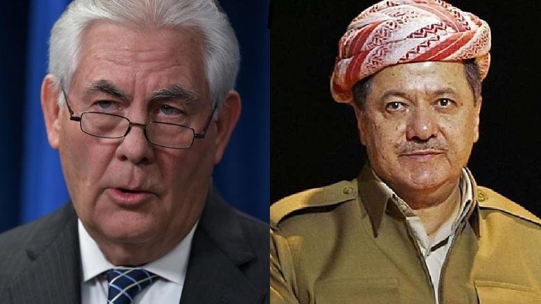 Tillerson'dan Başkan Barzani'ye telefon: İlişkilerimiz daha da güçlenecek